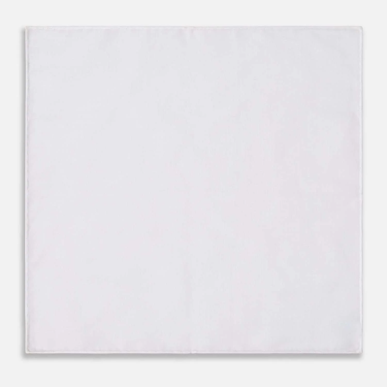 James Bond White Voile Pocket Square - By Turnbull & Asser - Image 3