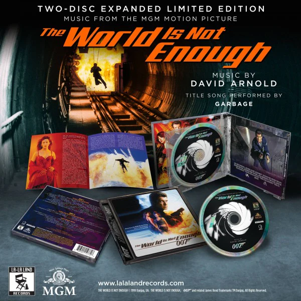 James Bond The World Is Not Enough Soundtrack Double CD Set - Expanded Remastered Edition - Image 2