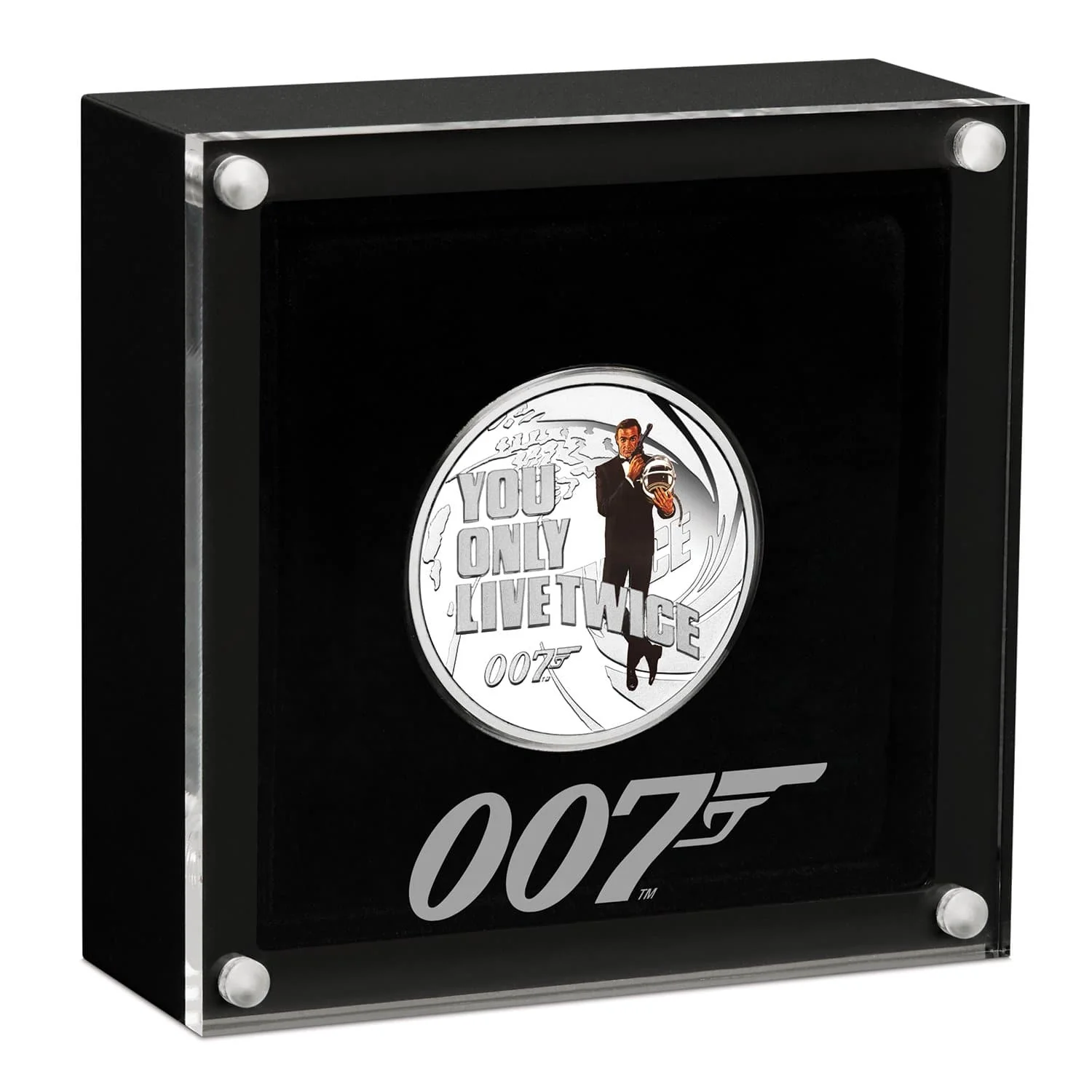 James Bond You Only Live Twice 1/2 oz Silver Proof Coin - By The Perth Mint - Image 2