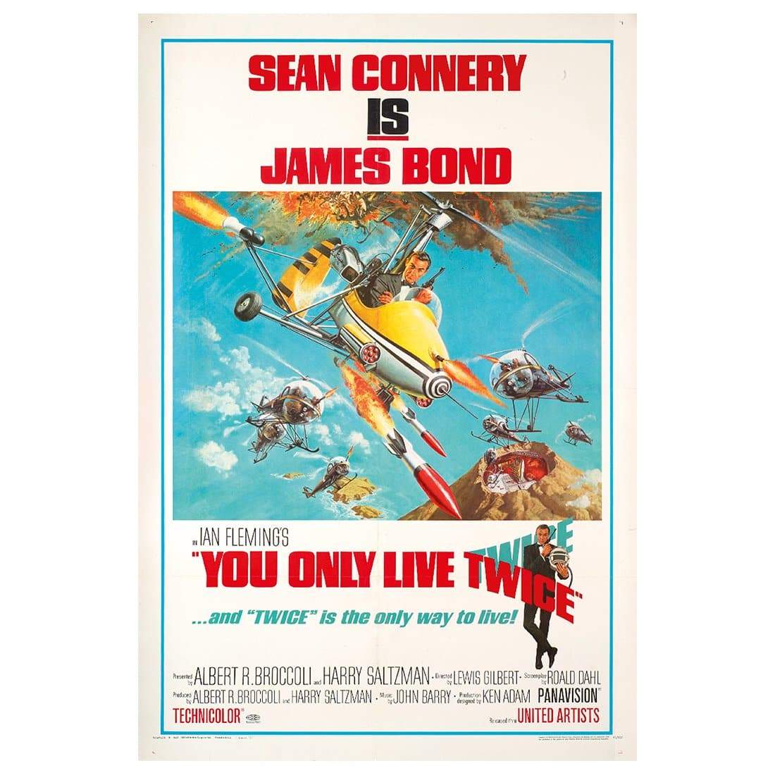 James Bond You Only Live Twice Art Print - Numbered Edition (Unframed) - Image 3