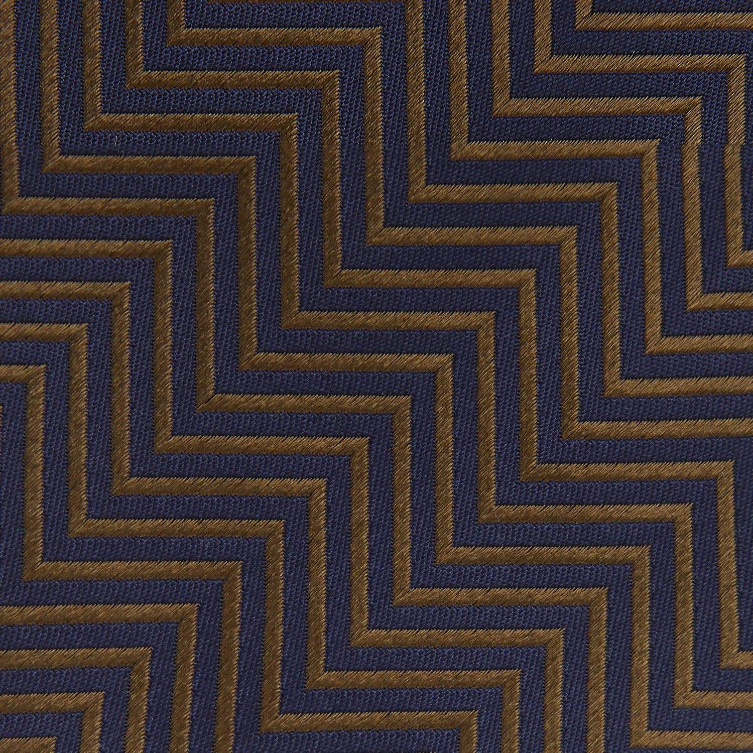 James Bond Zig Zag Silk Tie - The World Is Not Enough Edition - By Turnbull & Asser - Image 4