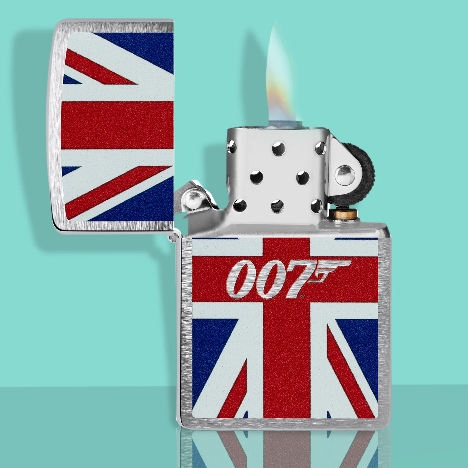 James Bond Zippo Lighter - 007 Union Jack Edition - Image 2