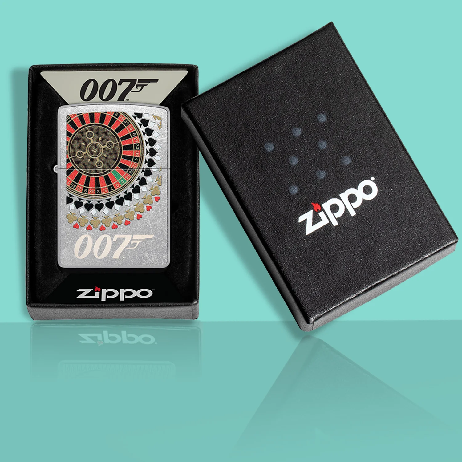 James Bond Zippo Lighter - Casino Royale Roulette Edition - Image 3