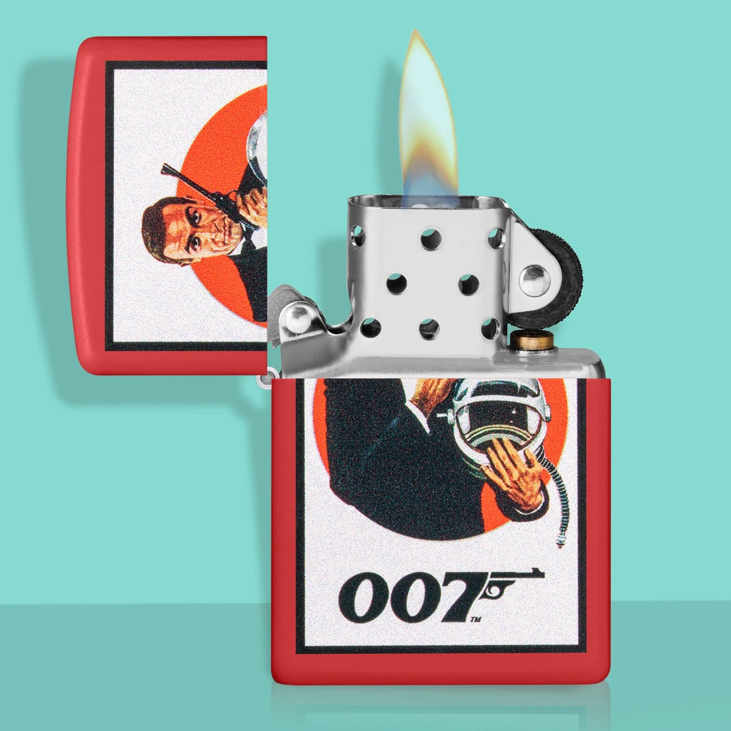 James Bond Zippo Lighter - You Only Live Twice Red Edition - Image 2