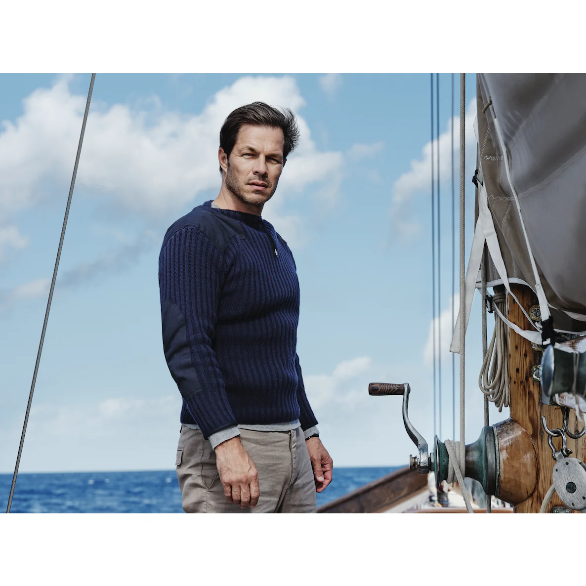 James Bond Navy Army Sweater - No Time To Die Edition - By N. Peal - Image 9