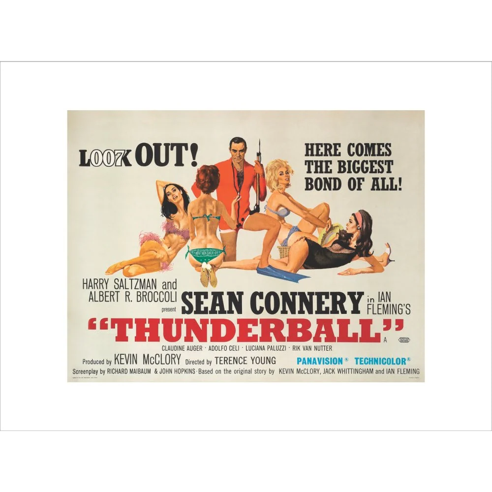 James Bond Thunderball Framed Art Print - By King & McGaw - Image 10