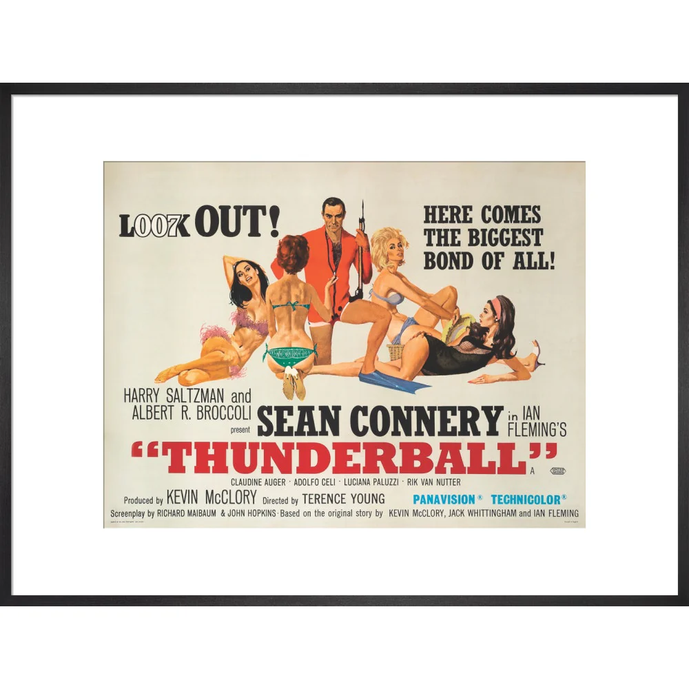 James Bond Thunderball Framed Art Print - By King & McGaw - Image 15