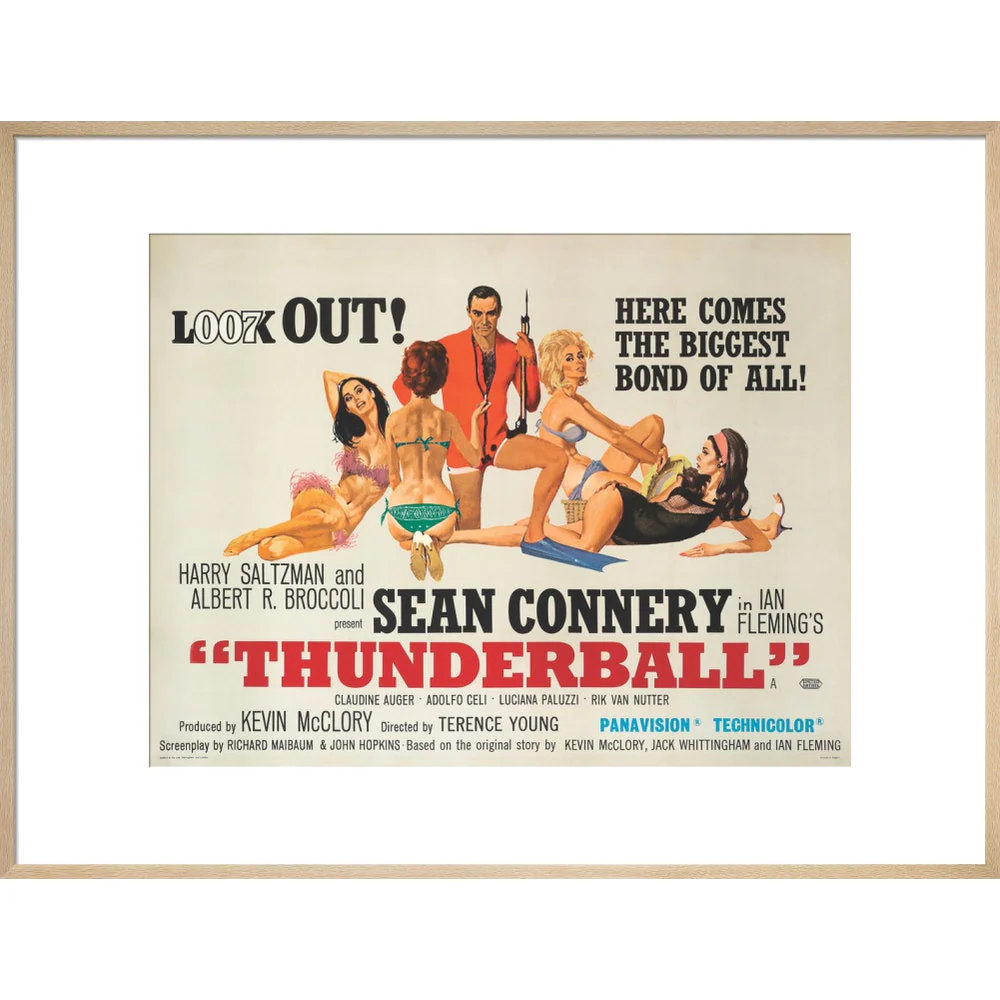 James Bond Thunderball Framed Art Print - By King & McGaw - Image 17