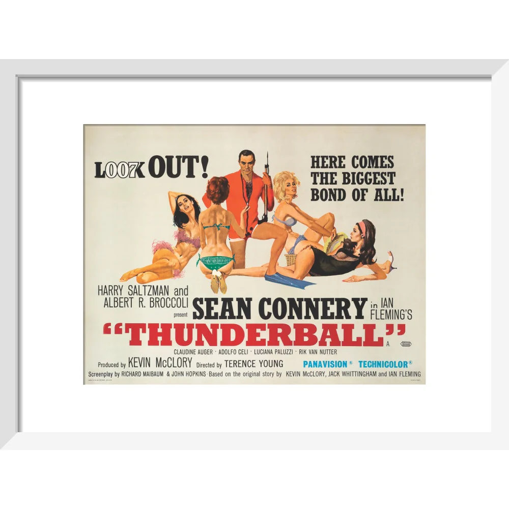 James Bond Thunderball Framed Art Print - By King & McGaw - Image 2