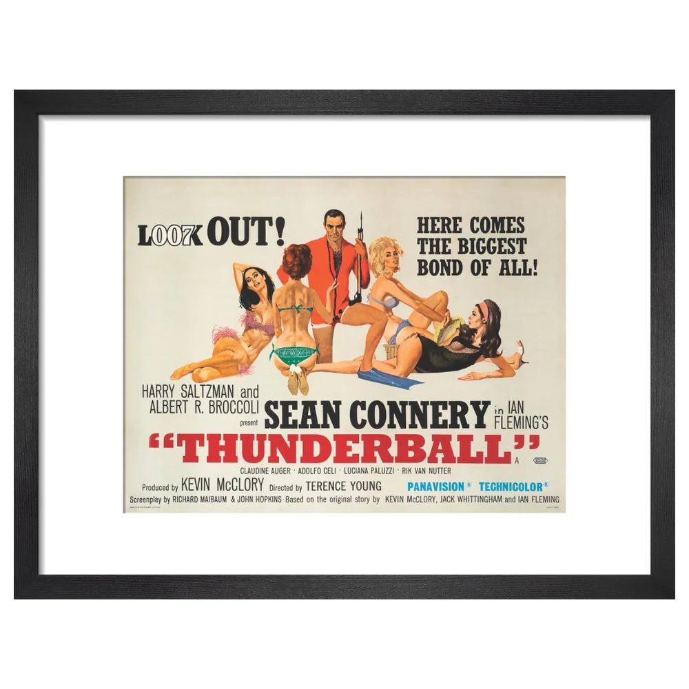 James Bond Thunderball Framed Art Print - By King & McGaw - Image 3