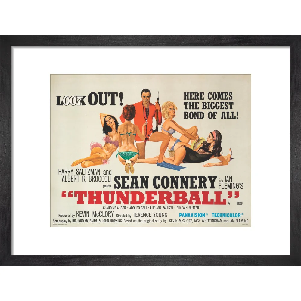 James Bond Thunderball Framed Art Print - By King & McGaw - Image 6