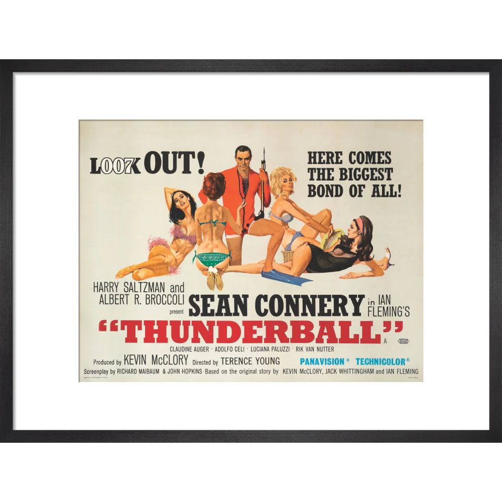 James Bond Thunderball Framed Art Print - By King & McGaw - Image 7
