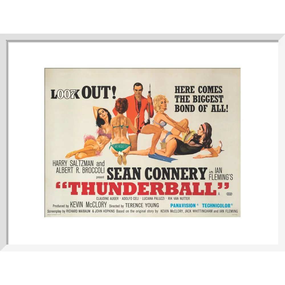 James Bond Thunderball Framed Art Print - By King & McGaw - Image 8
