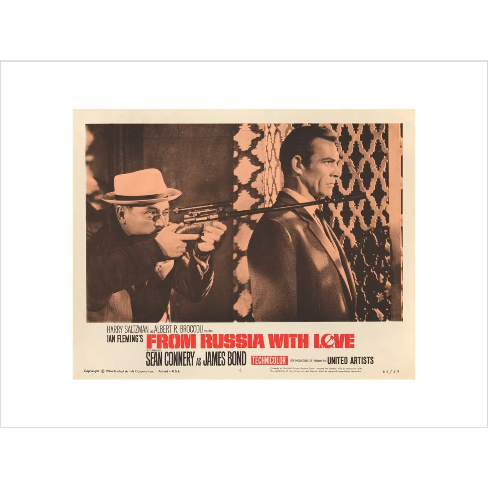 James Bond From Russia With Love Lobby Card Framed Art Print - By King & McGaw - Image 14