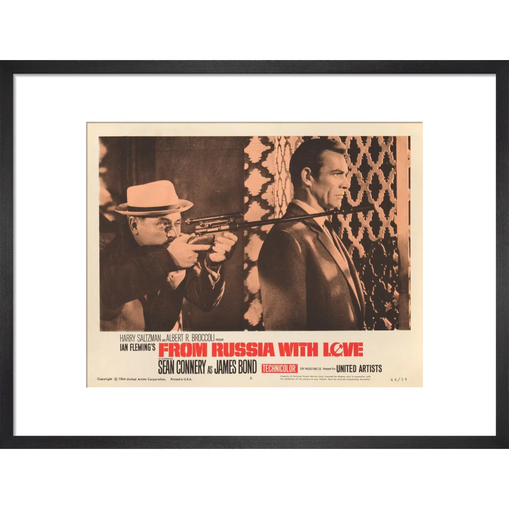 James Bond From Russia With Love Lobby Card Framed Art Print - By King & McGaw - Image 7