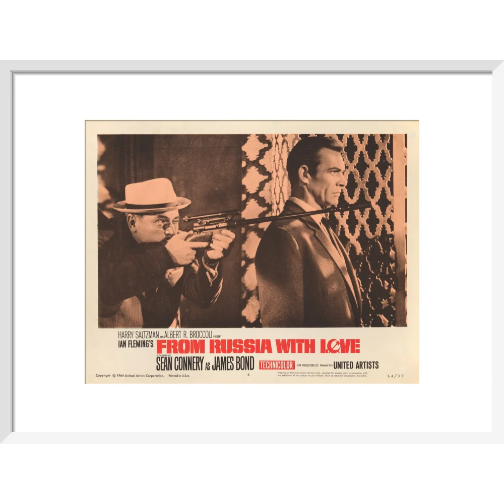 James Bond From Russia With Love Lobby Card Framed Art Print - By King & McGaw - Image 8