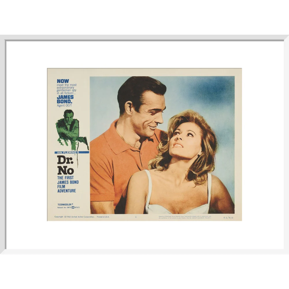 James Bond Dr. No Lobby Card Framed Art Print - By King & McGaw - Image 12
