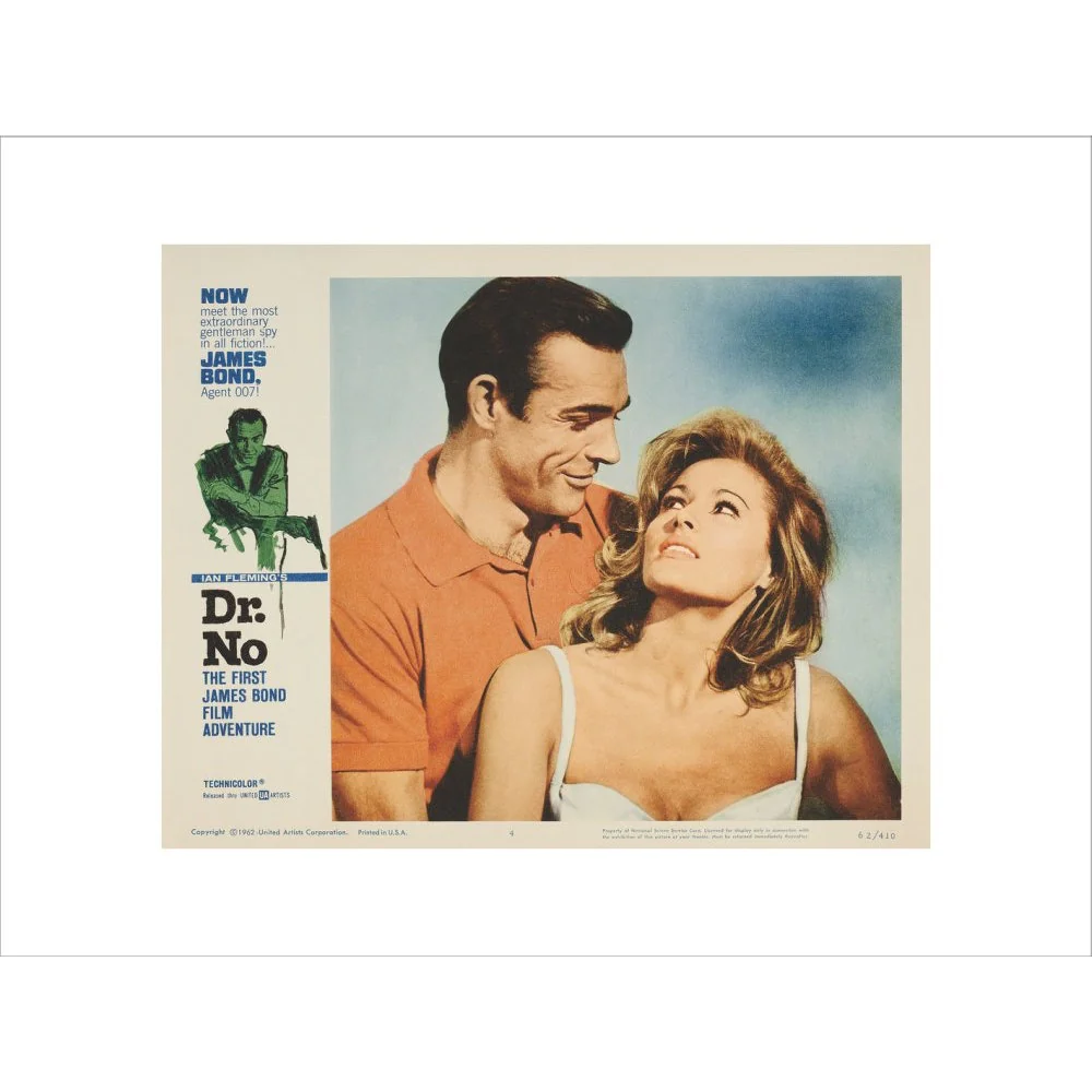 James Bond Dr. No Lobby Card Framed Art Print - By King & McGaw - Image 14
