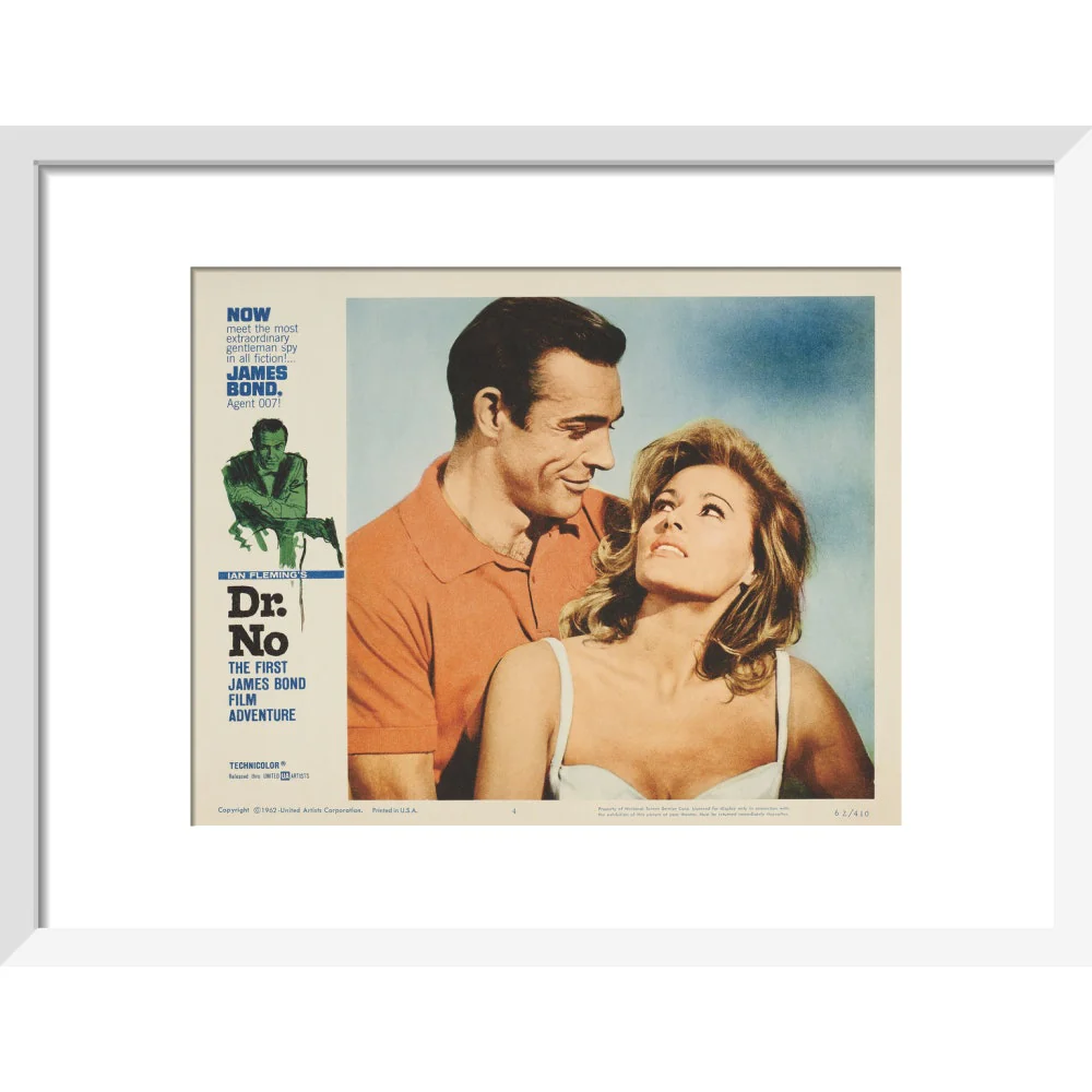 James Bond Dr. No Lobby Card Framed Art Print - By King & McGaw - Image 5