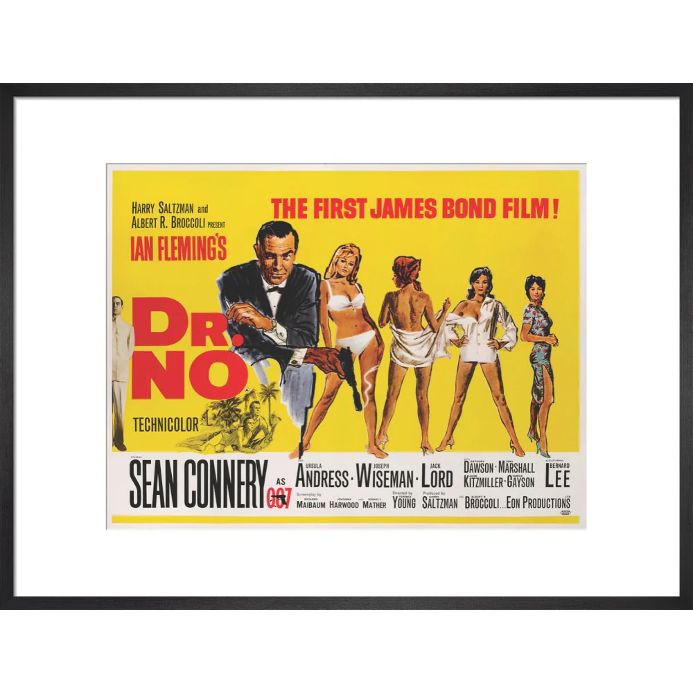 James Bond Dr. No Framed Art Print - By King & McGaw - Image 11