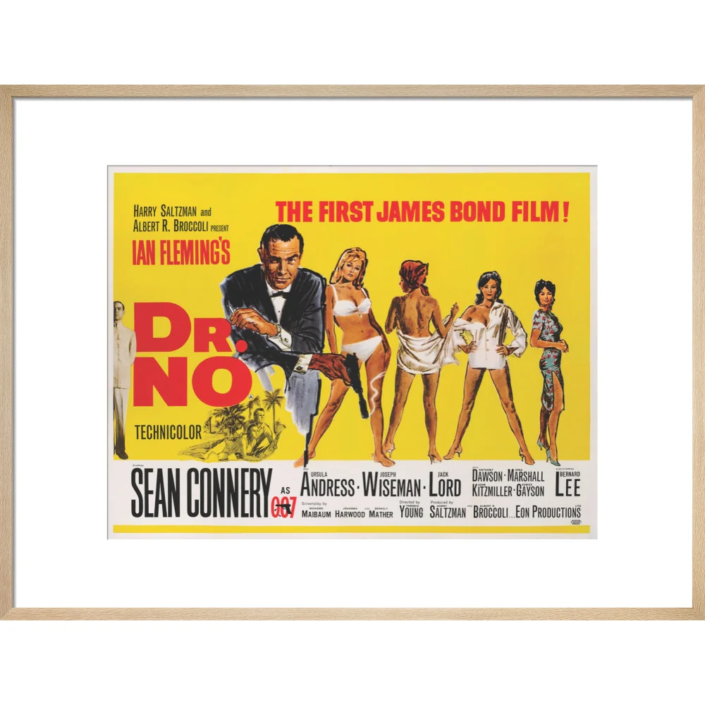 James Bond Dr. No Framed Art Print - By King & McGaw - Image 13