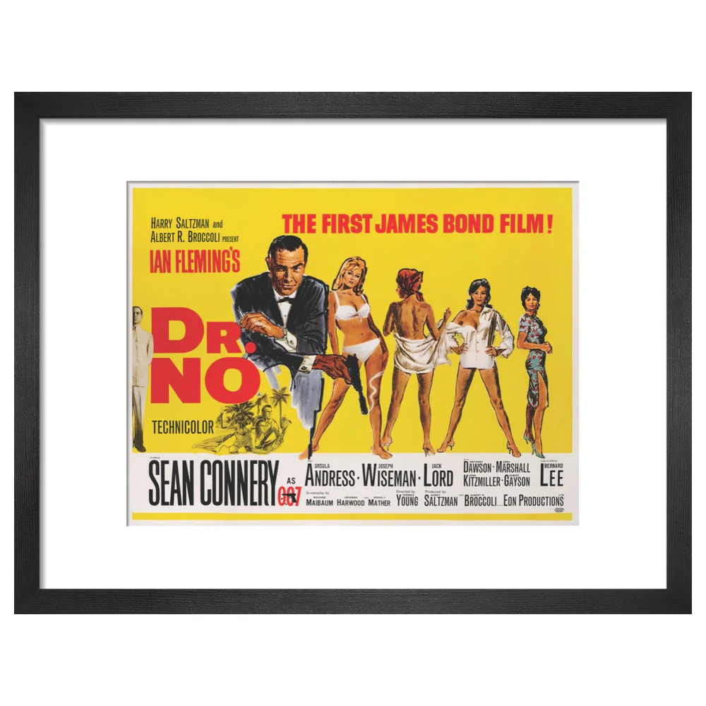 James Bond Dr. No Framed Art Print - By King & McGaw - Image 2