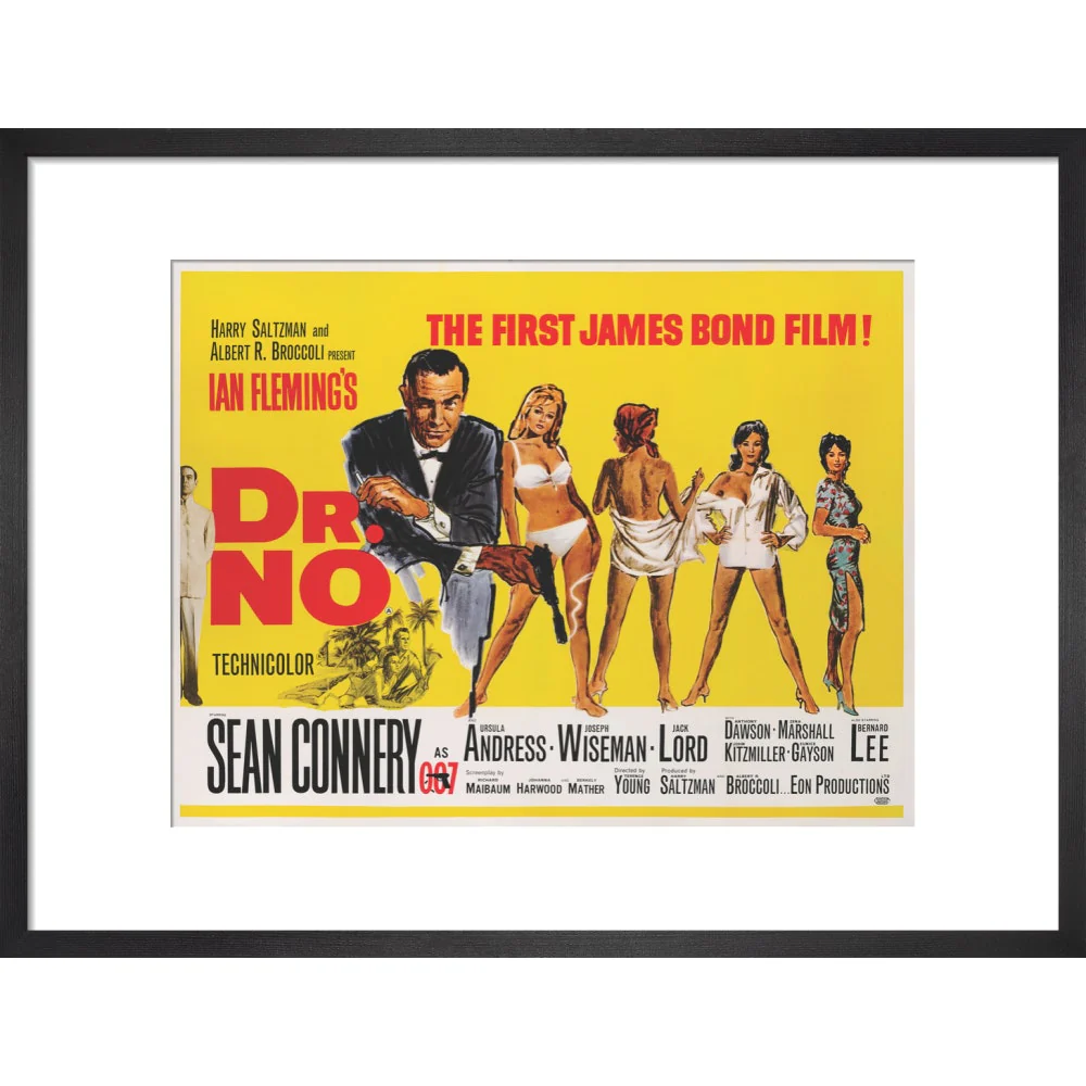 James Bond Dr. No Framed Art Print - By King & McGaw - Image 7