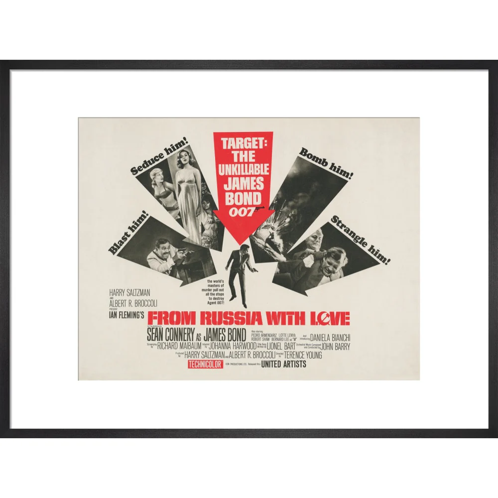 James Bond From Russia With Love Framed Art Print - By King & McGaw - Image 11