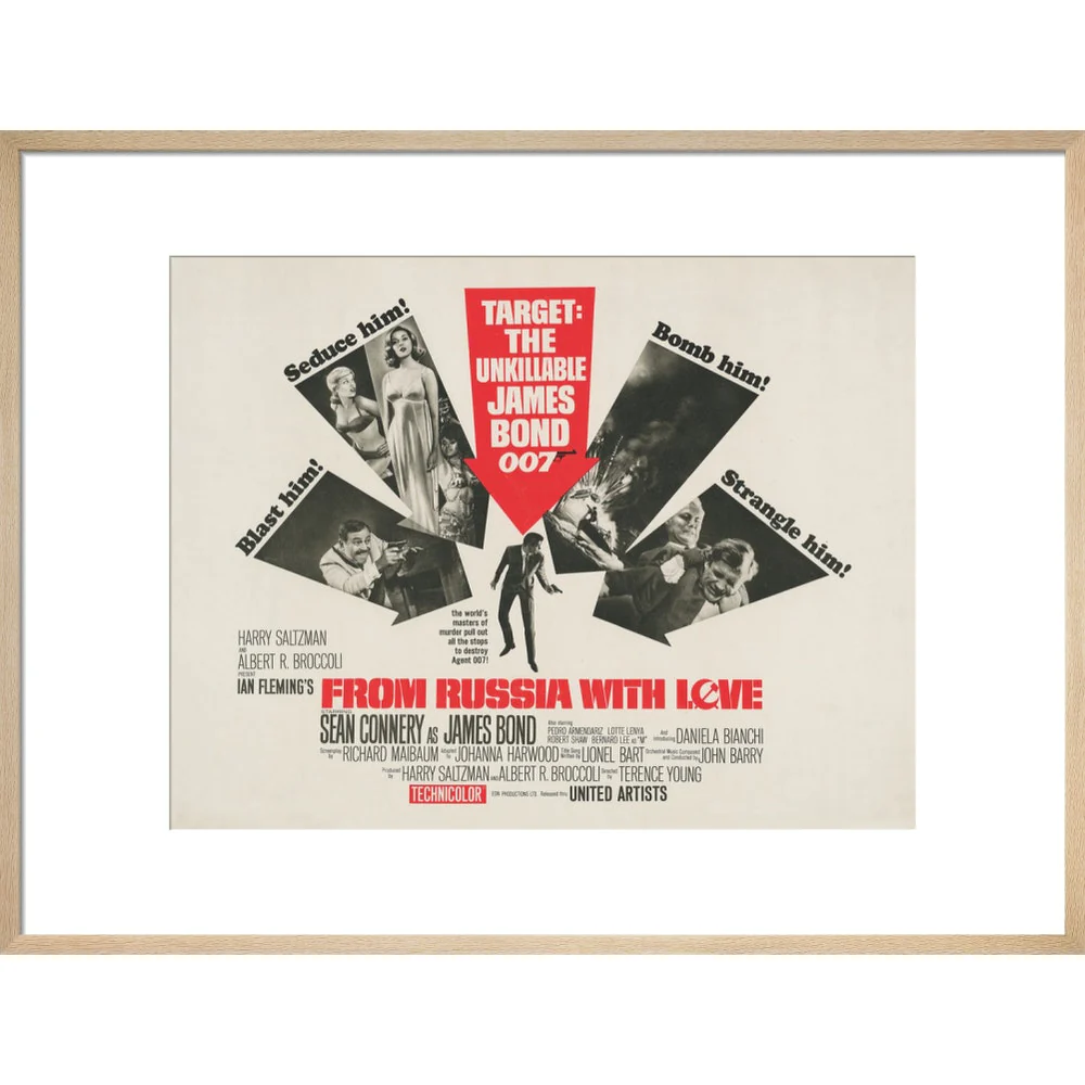 James Bond From Russia With Love Framed Art Print - By King & McGaw - Image 13