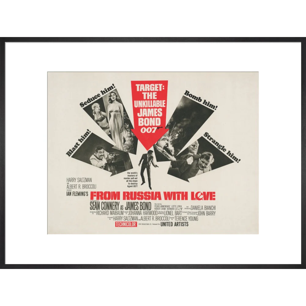 James Bond From Russia With Love Framed Art Print - By King & McGaw - Image 15