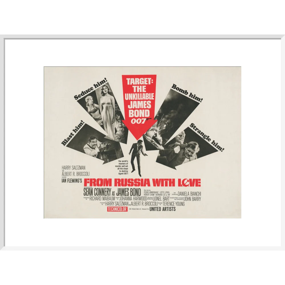 James Bond From Russia With Love Framed Art Print - By King & McGaw - Image 16