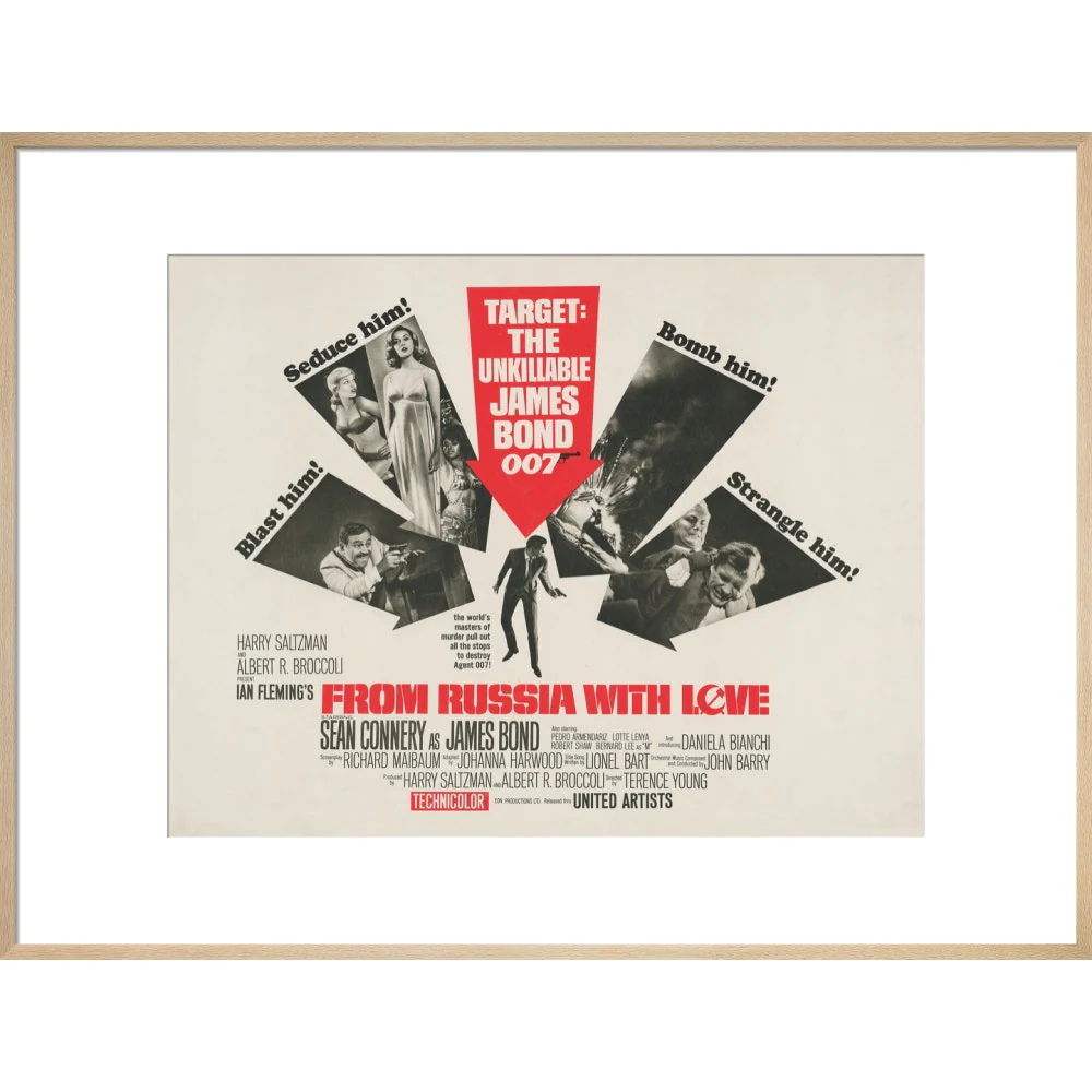 James Bond From Russia With Love Framed Art Print - By King & McGaw - Image 17