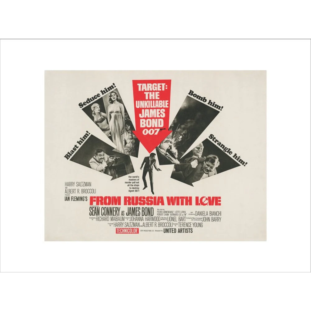 James Bond From Russia With Love Framed Art Print - By King & McGaw - Image 2