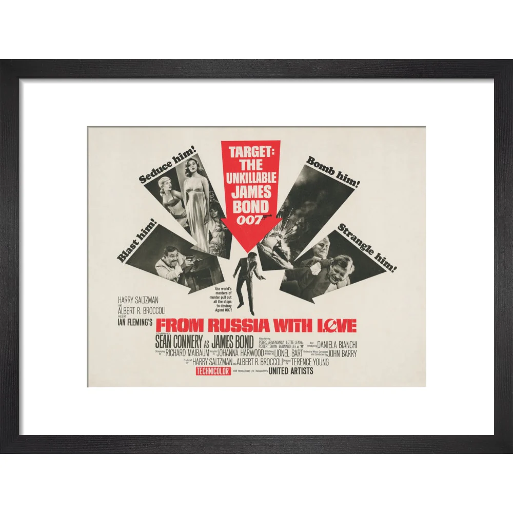 James Bond From Russia With Love Framed Art Print - By King & McGaw - Image 3