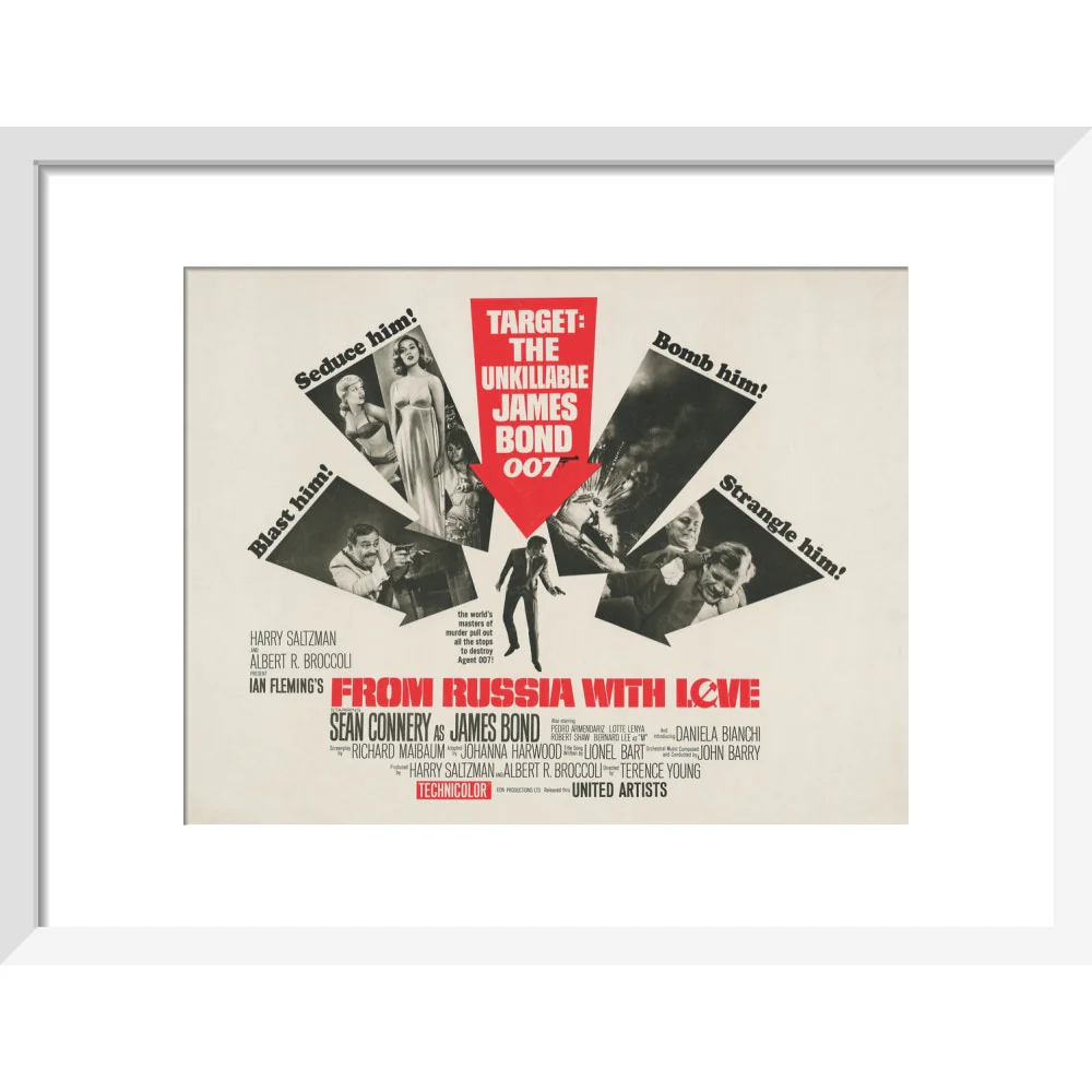 James Bond From Russia With Love Framed Art Print - By King & McGaw - Image 4