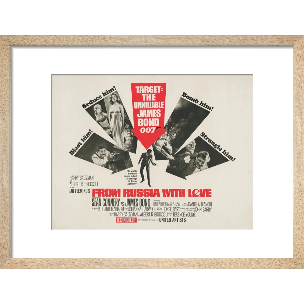 James Bond From Russia With Love Framed Art Print - By King & McGaw - Image 5