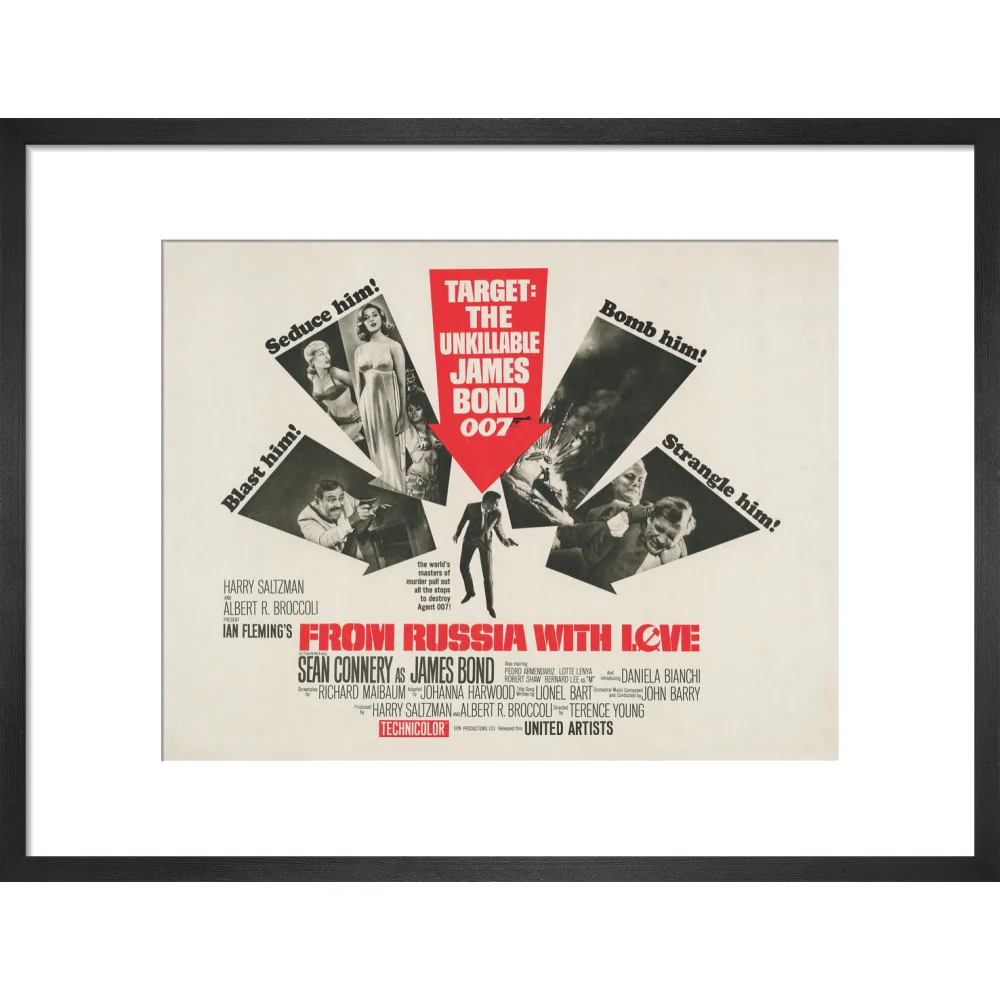 James Bond From Russia With Love Framed Art Print - By King & McGaw - Image 7