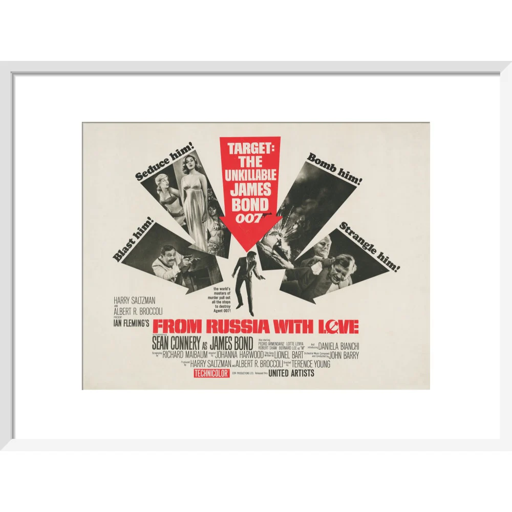 James Bond From Russia With Love Framed Art Print - By King & McGaw - Image 8