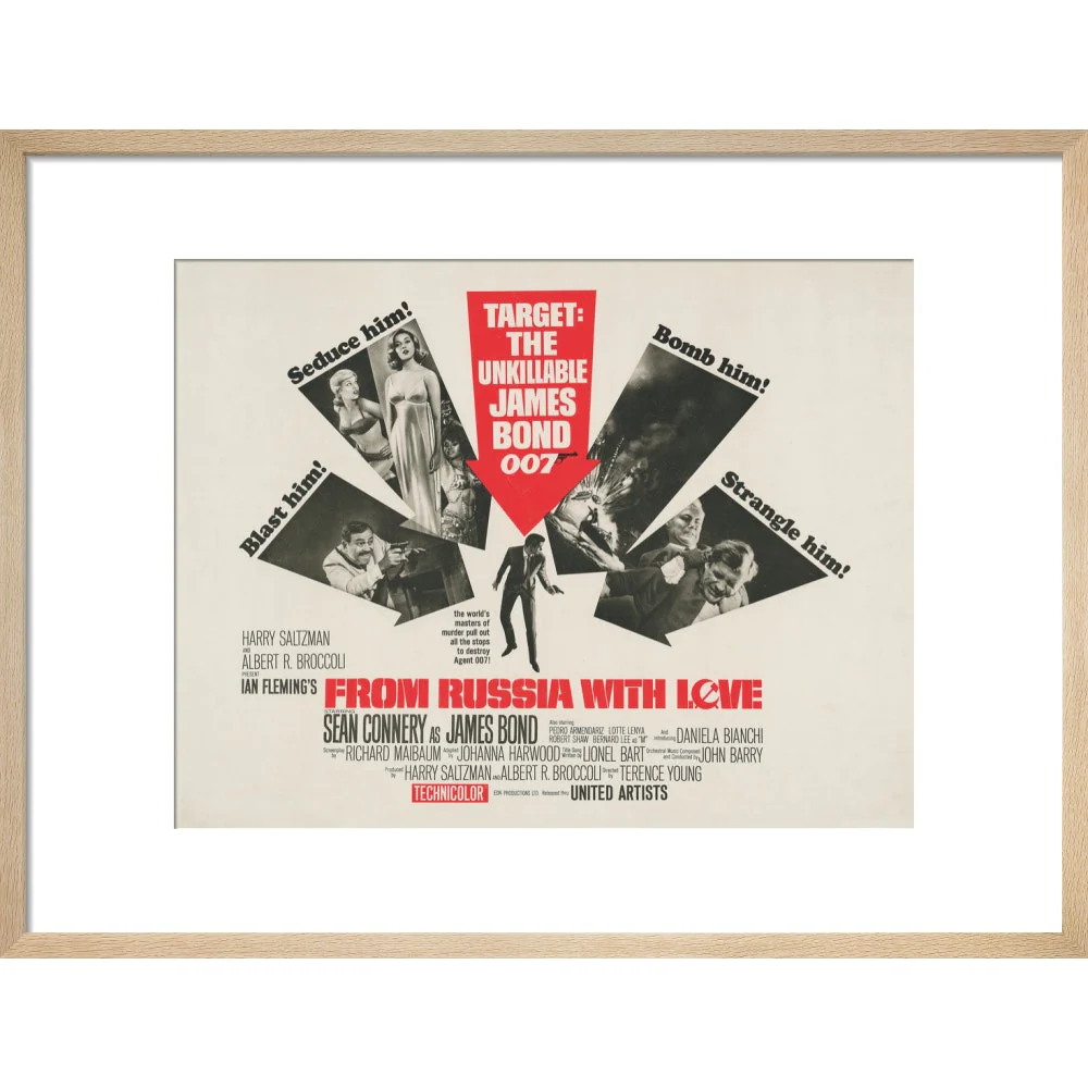 James Bond From Russia With Love Framed Art Print - By King & McGaw - Image 9