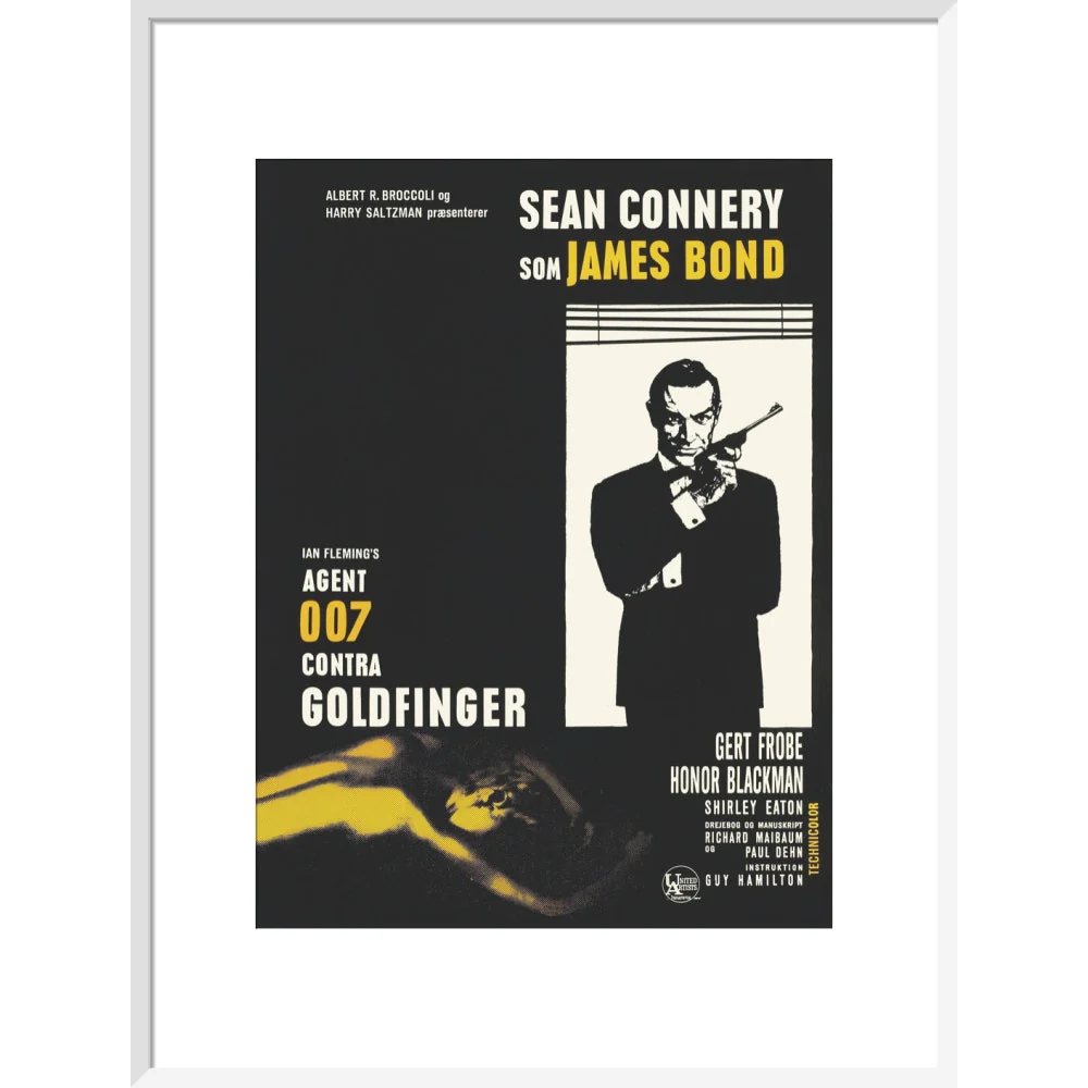James Bond Danish Goldfinger Framed Art Print - By King & McGaw - Image 12