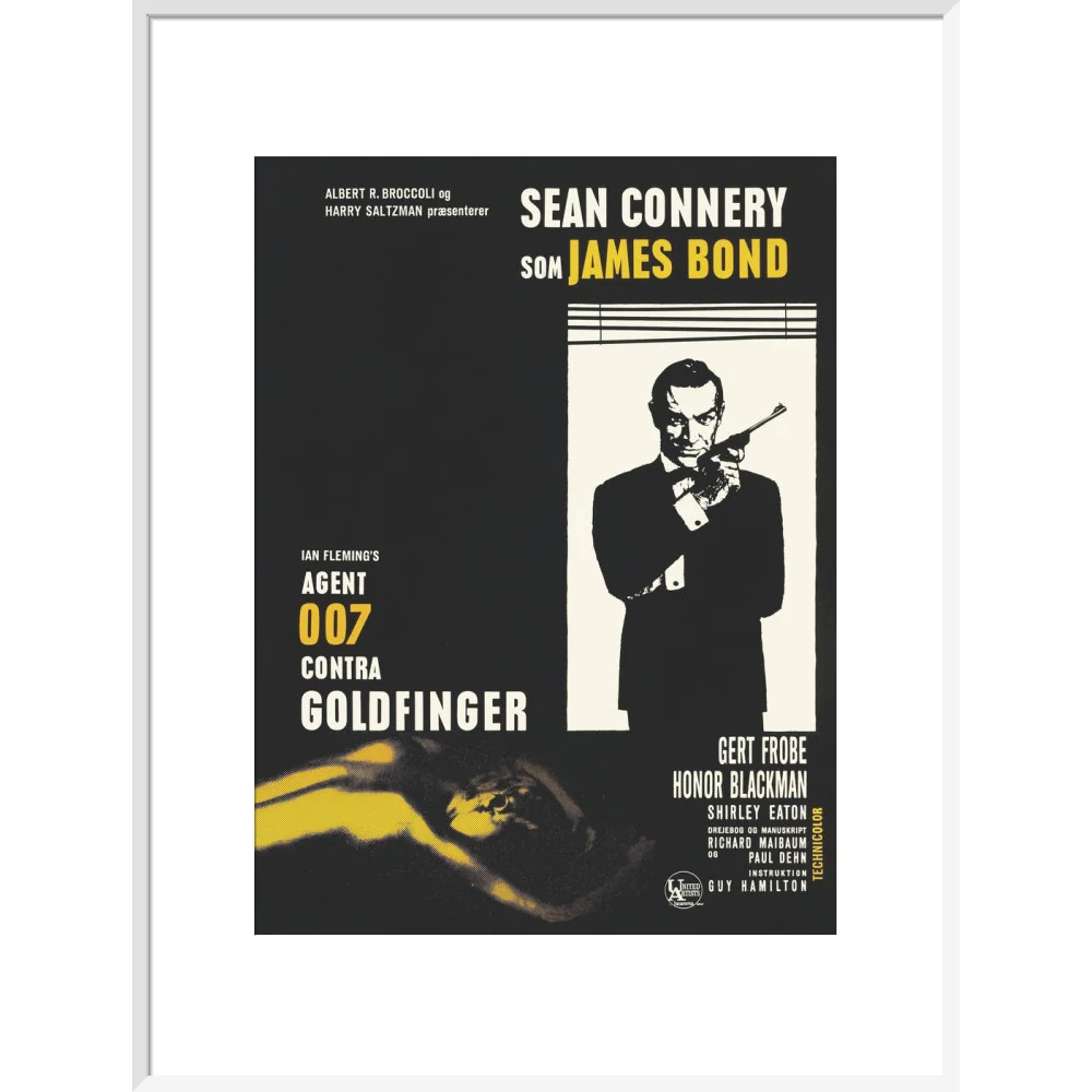 James Bond Danish Goldfinger Framed Art Print - By King & McGaw - Image 16