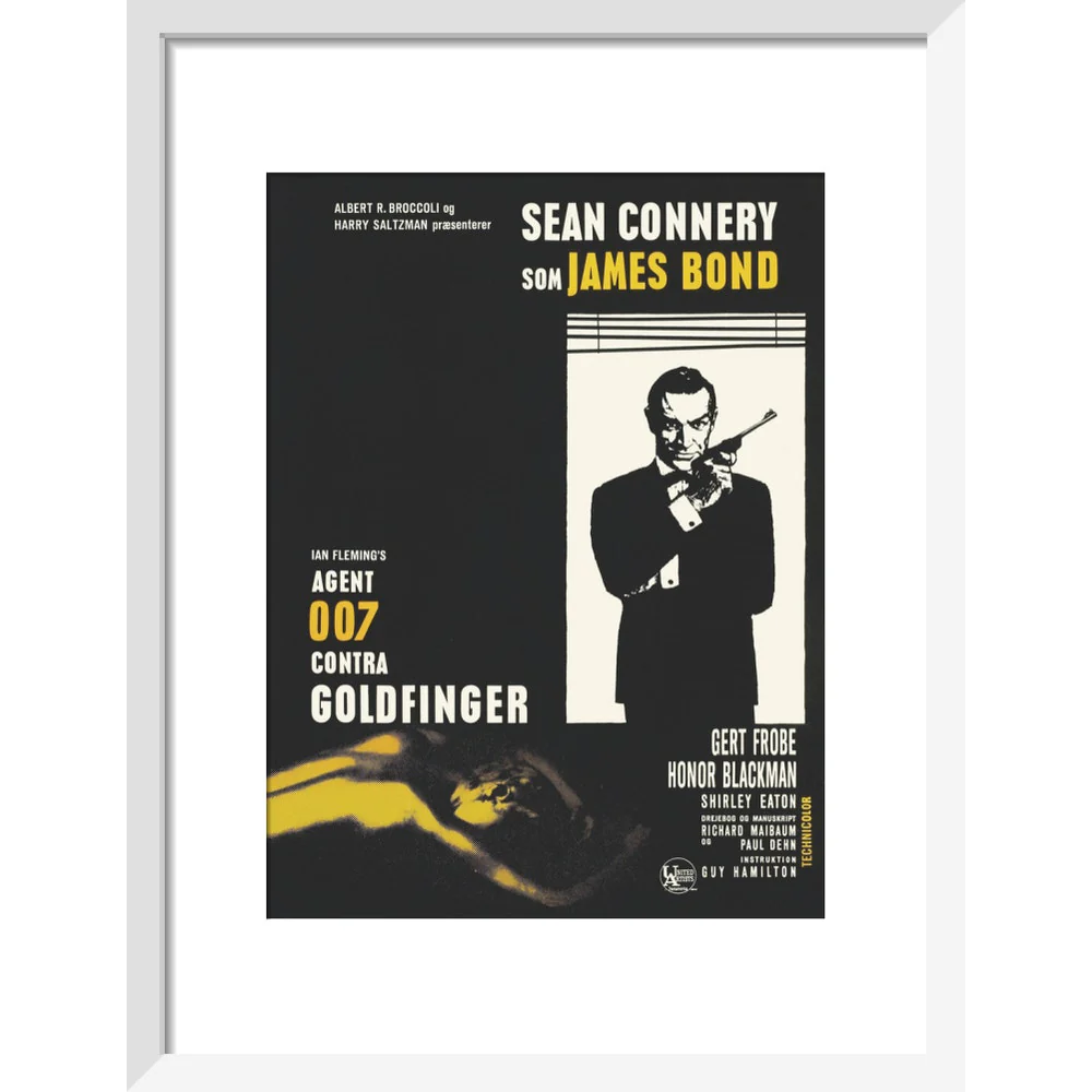 James Bond Danish Goldfinger Framed Art Print - By King & McGaw - Image 4