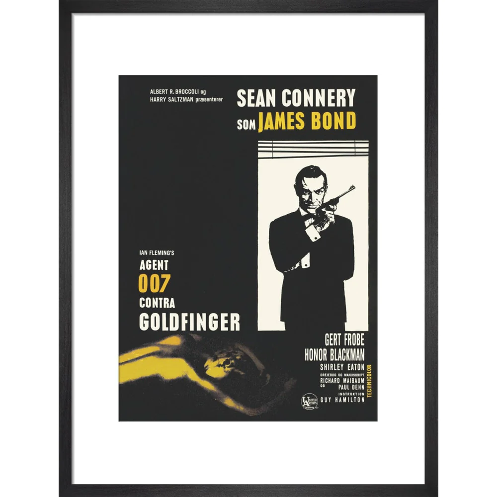 James Bond Danish Goldfinger Framed Art Print - By King & McGaw - Image 7