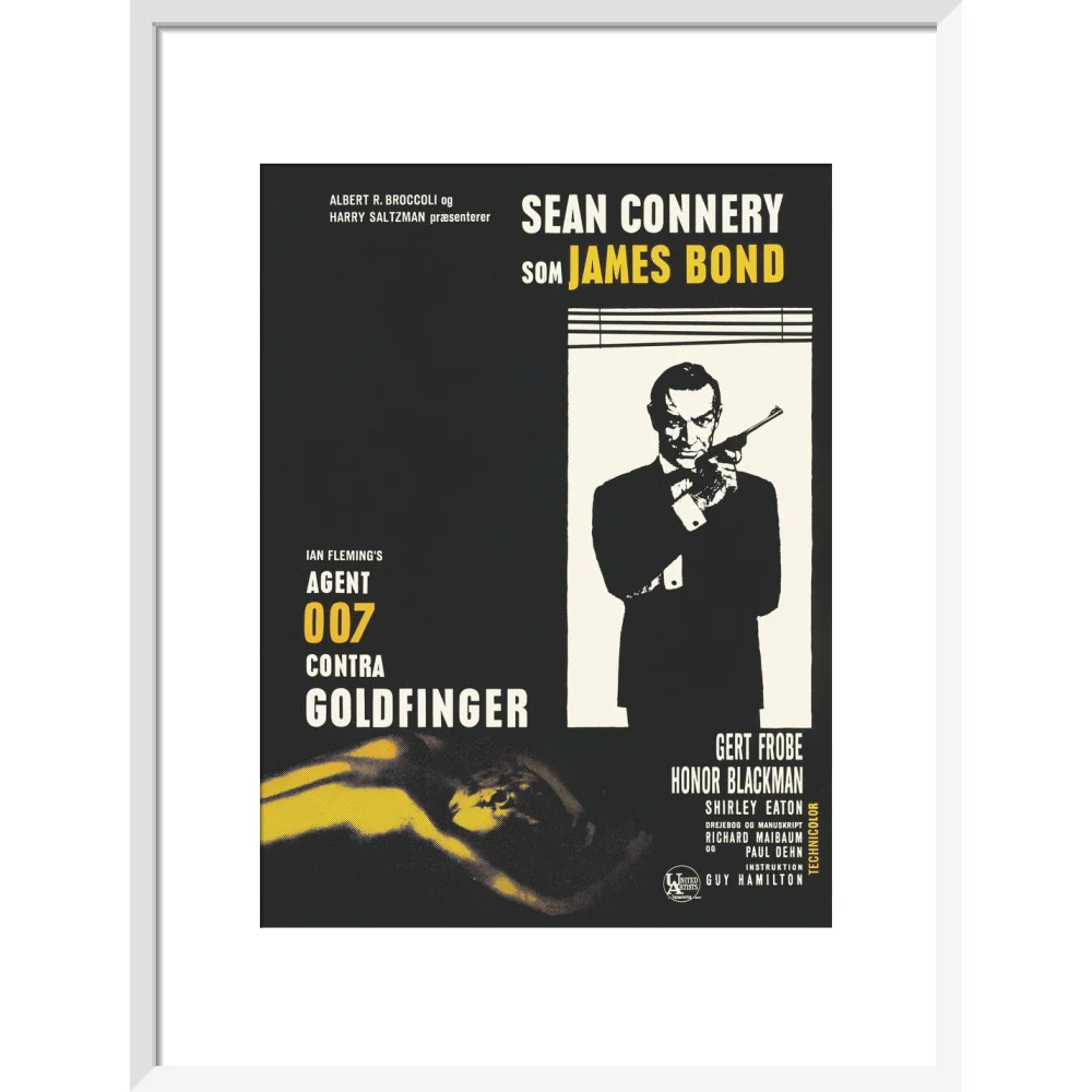 James Bond Danish Goldfinger Framed Art Print - By King & McGaw - Image 8