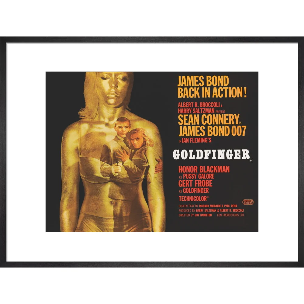 James Bond Goldfinger Framed Art Print - By King & McGaw - Image 11