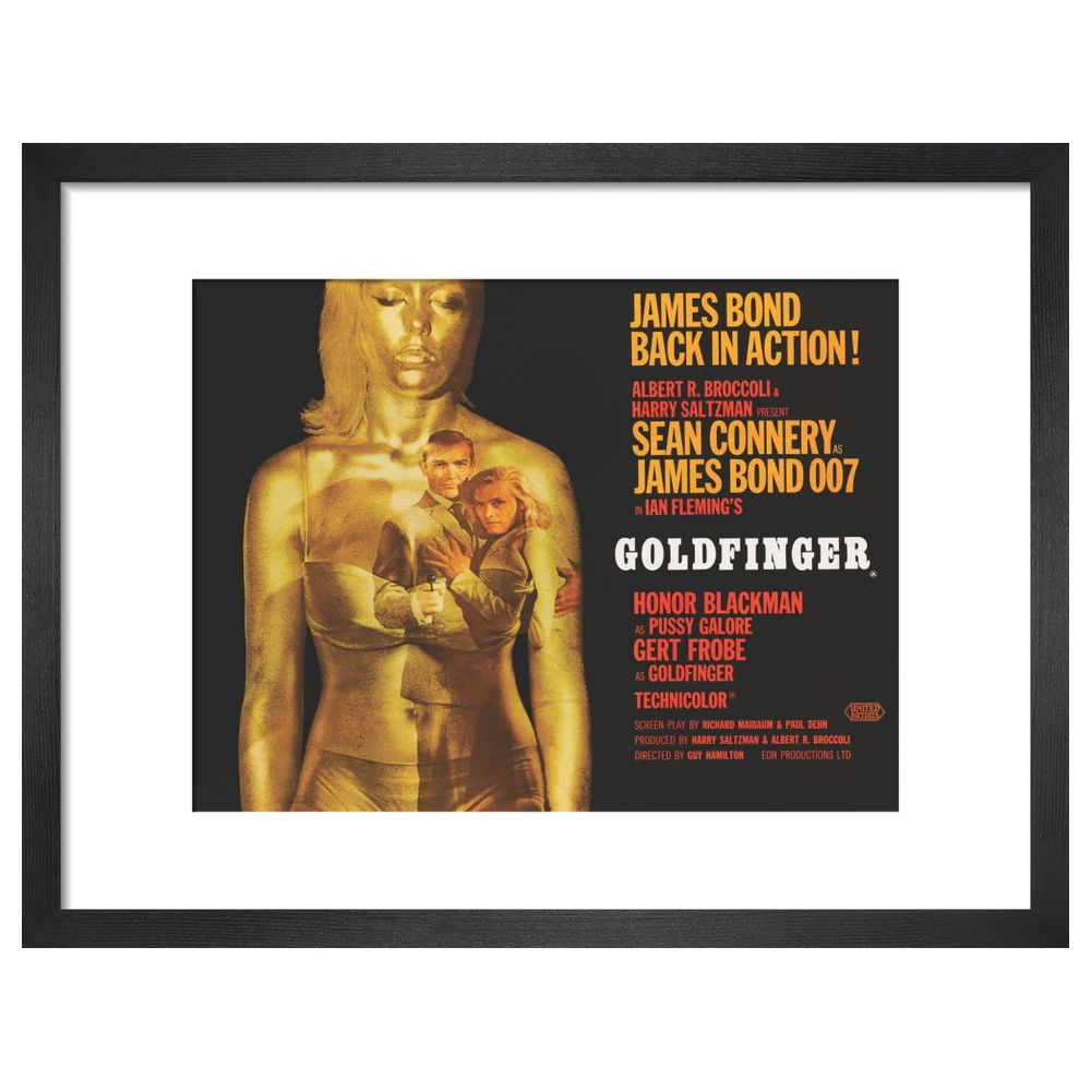 James Bond Goldfinger Framed Art Print - By King & McGaw - Image 3