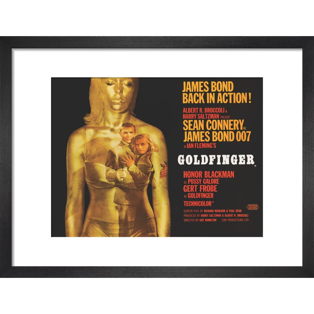 James Bond Goldfinger Framed Art Print - By King & McGaw - Image 5