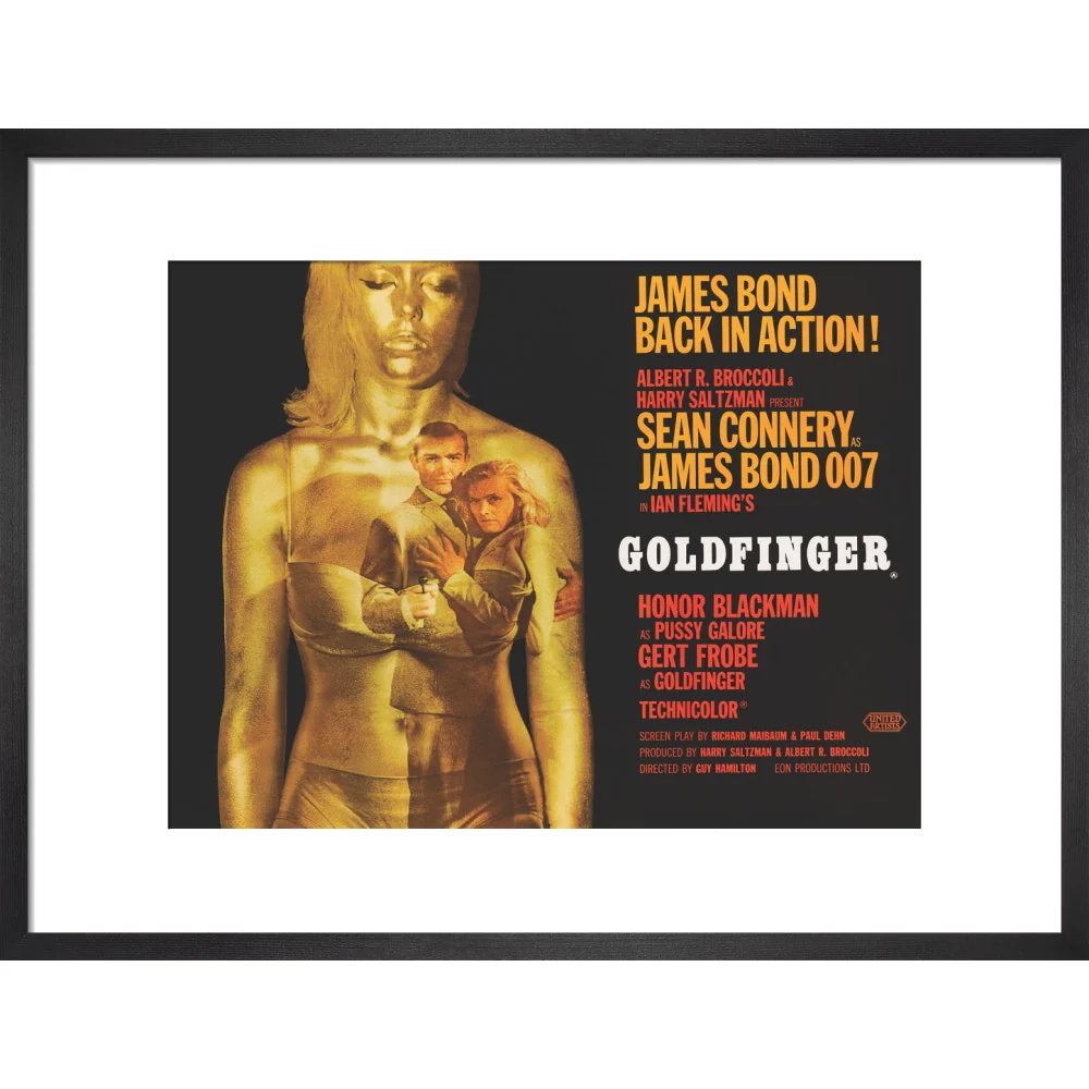James Bond Goldfinger Framed Art Print - By King & McGaw - Image 7