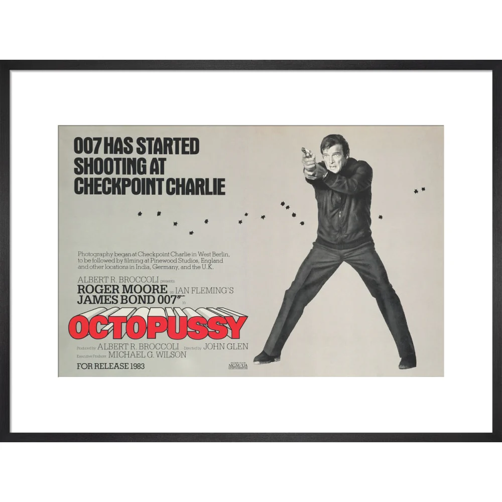 James Bond Octopussy Framed Art Print - By King & McGaw - Image 11