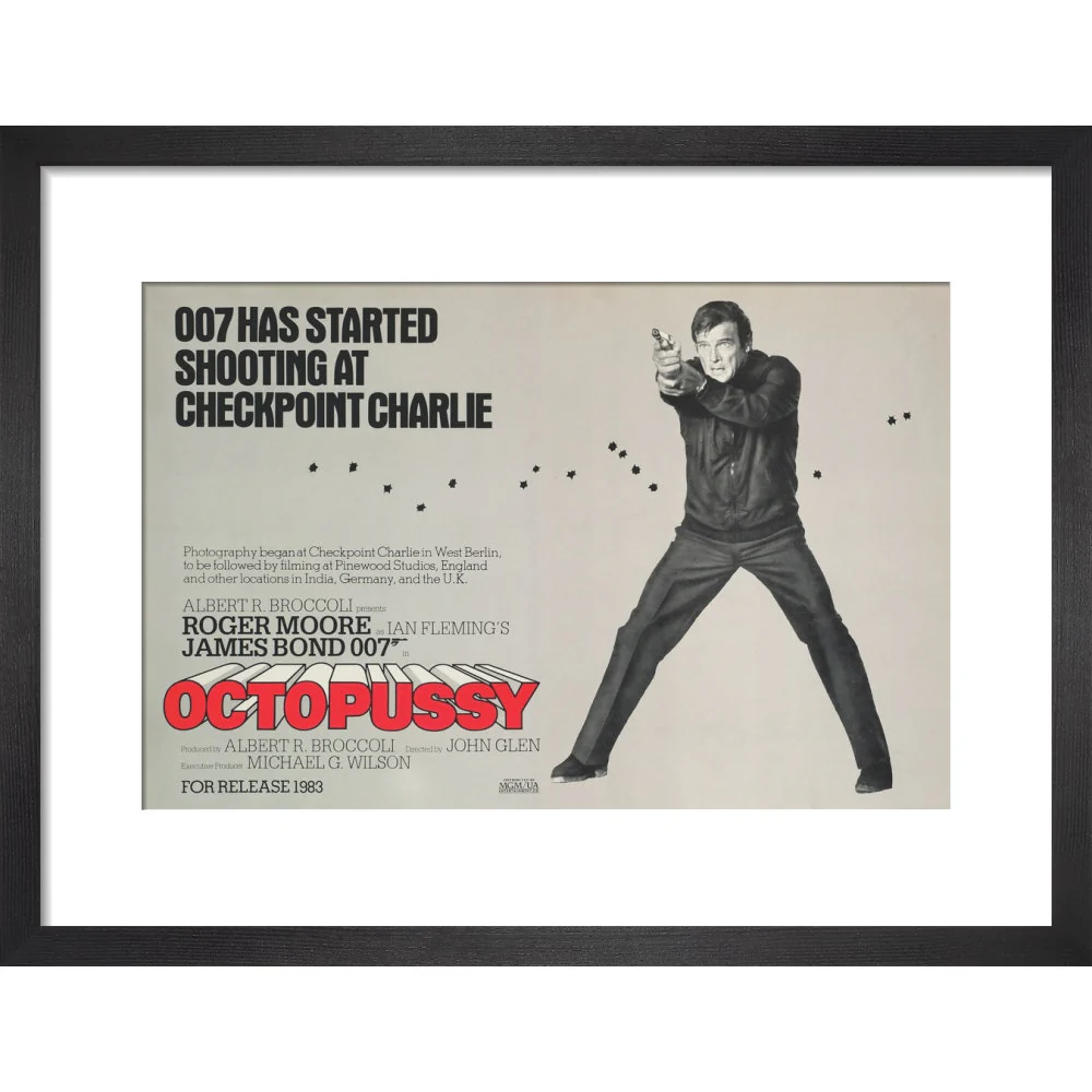 James Bond Octopussy Framed Art Print - By King & McGaw - Image 3